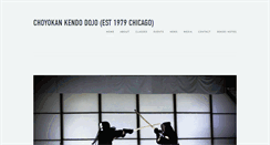 Desktop Screenshot of choyokan-kendo.org
